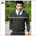 V neck man cashmere tricô sweater cardigan